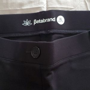 Womens XL petite Betabrand black pants